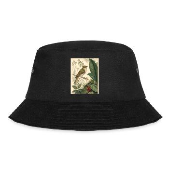 Oiseau dans la Jungle Leaf Vintage - Bob - noir - Devant - Lela (165cm)