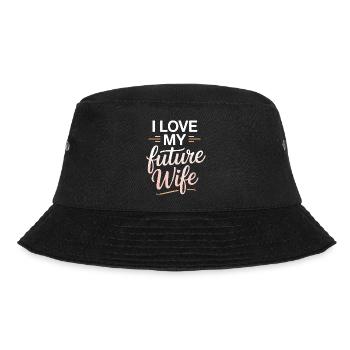 J’adore mon futur épouse Cadeau romantique - Bob - noir - Devant - Lela (165cm)