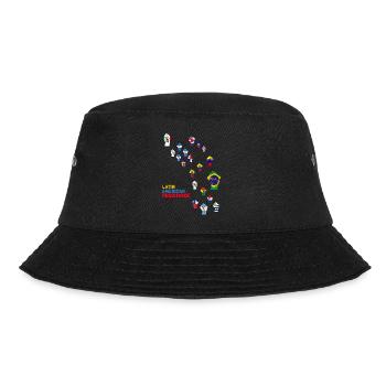 Mosaik des lateinamerikanischen Widerstands - Bucket Hat - Schwarz - Vorne - Lela (165cm)