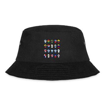 Lateinamerikanischer Widerstand - Bucket Hat - Schwarz - Vorne - Lela (165cm)