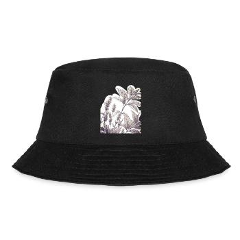 Lavender study in the foliage - Bucket Hat - black - Front - Lela (165cm)