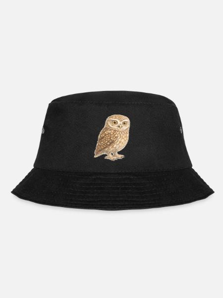 chouette chevêche - Bucket Hat - Schwarz