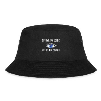 Lustiger Augenarzt Augenärztin - Bucket Hat - Schwarz - Vorne - Lela (165cm)