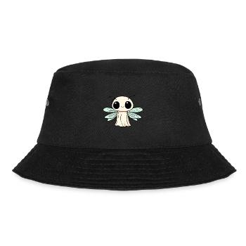 Dragonfly Halloween Comic Ghost - Bucket Hat - black - Front - Lela (165cm)