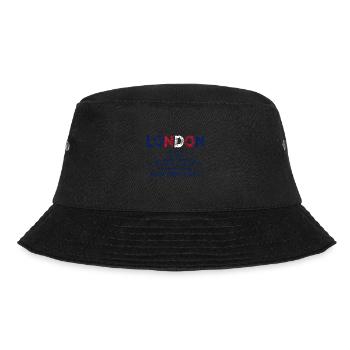 London Gift Idea England United Kingdom Funny - Bucket Hat - black - Front - Lela (165cm)