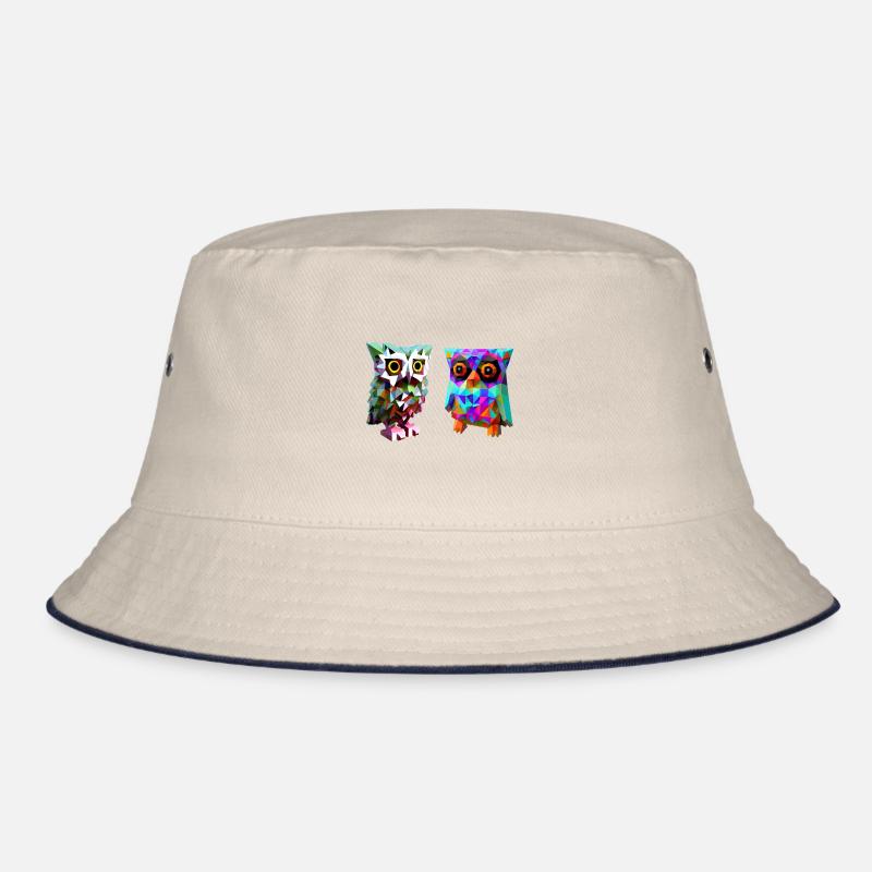 Polygon Owls Bucket Hat