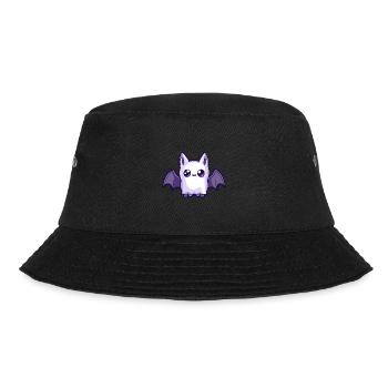 Bat Halloween Comic Ghost - Bucket Hat - black - Front - Lela (165cm)