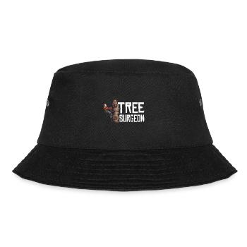 Motorsäge Tree Surgeon Holzfäller Kettensäge - Bucket Hat - Schwarz - Vorne - Lela (165cm)