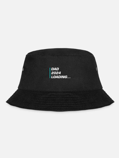 Dad 2024 Loading Papa - Bucket Hat - Schwarz