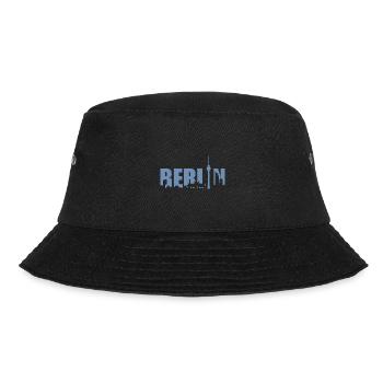 Berliner Skyline Design Silhouette Fernsehturm - Bucket Hat - Schwarz - Vorne - Lela (165cm)