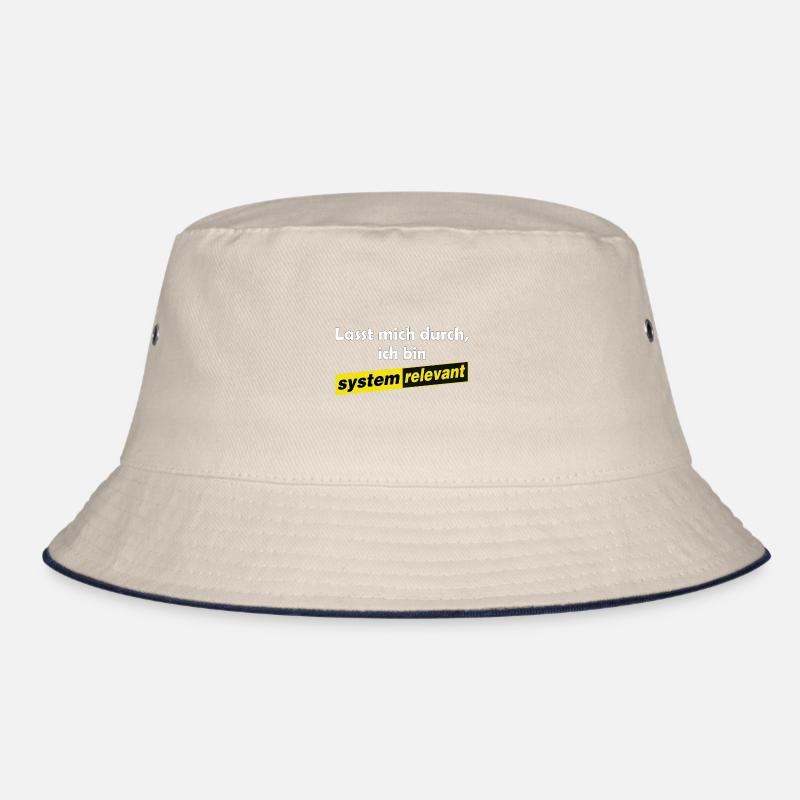 Lasst mich durch - ich bin systemrelevant Bucket Hat