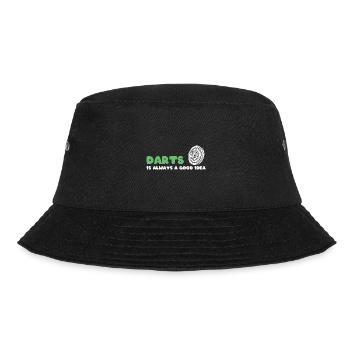 Lustiger Dartspieler Dartmeister - Bucket Hat - Schwarz - Vorne - Lela (165cm)