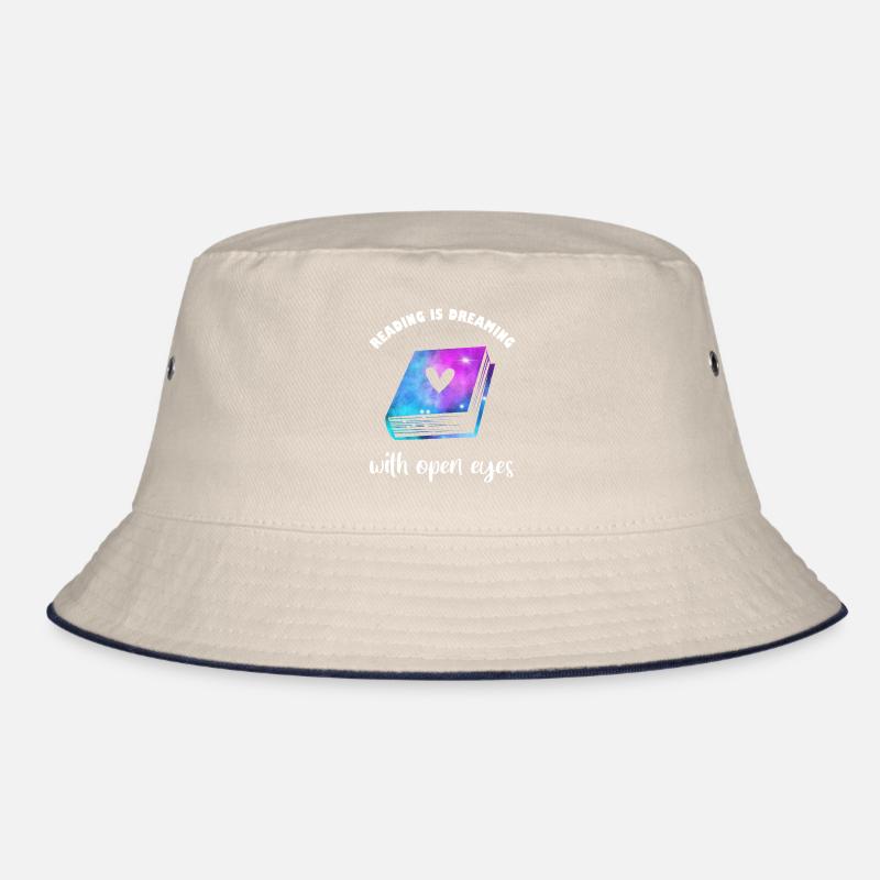 Reading is dreaming with open eyes Read books Bucket Hat