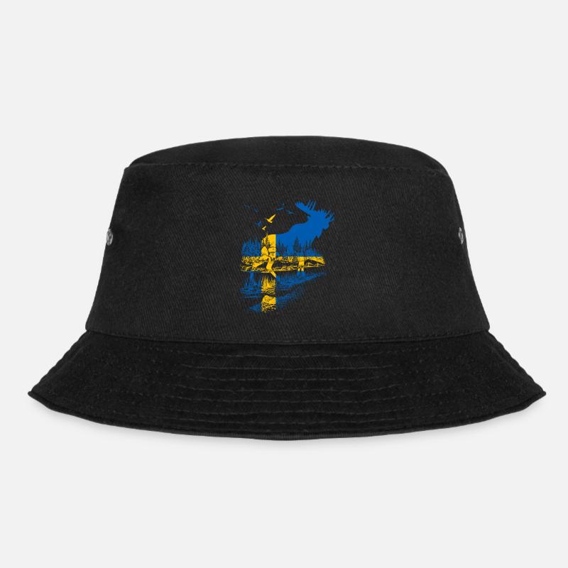 SCHWEDEN ELCH - Bucket Hat - Schwarz