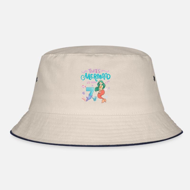 7. Geburtstag - Diese Meerjungfrau Ist 7 Jahr Alt Bucket Hat
