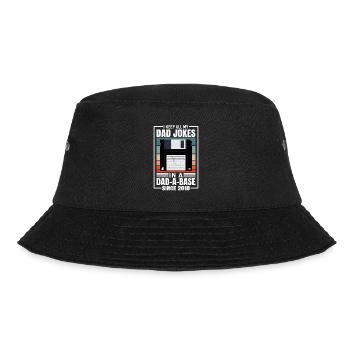 Dad Jokes In A Dad-a-base Since 2018 Father's Day - Bucket Hat - black - Front - Lela (165cm)
