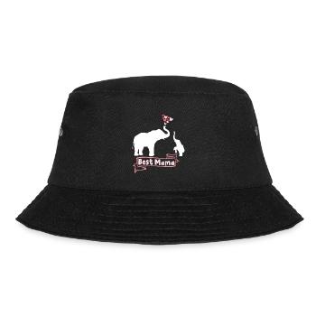 Best Elephant Mama Mama - Bucket Hat - black - Front - Lela (165cm)
