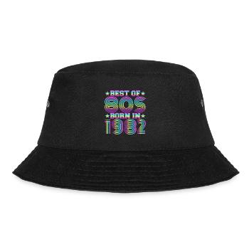 Best of the 80s Born in 1982 Vintage - Bucket Hat - black - Front - Lela (165cm)