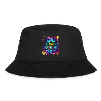 Peace Out Finally 2nd grade elementary school students - Bucket Hat - black - Front - Lela (165cm)