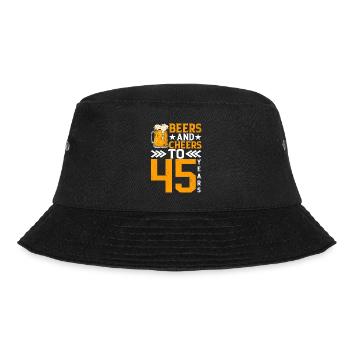 Prost Und Bier Auf 45 Jahre Frothy Mug Of Beer - Bucket Hat - Schwarz - Vorne - Lela (165cm)