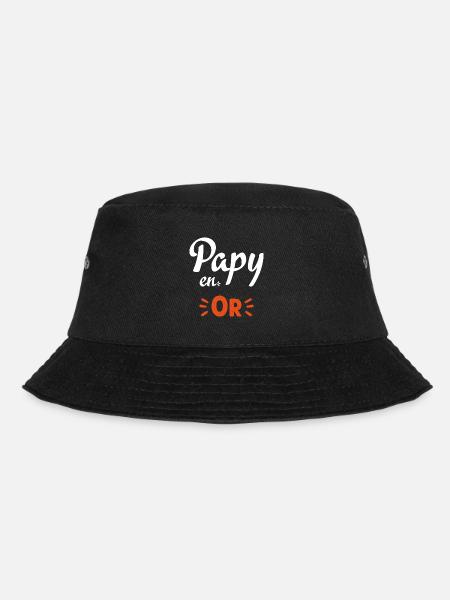 Papy en or humour papy cadeau - Bob - noir