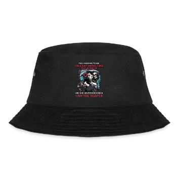I Am The Grim Reaper Dia De Los Muertos - Bucket Hat - black - Front - Lela (165cm)