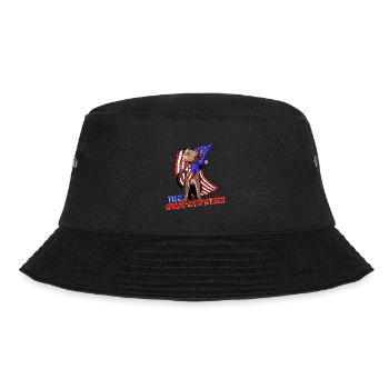 Ameri-catfather July 4 Independence Day - Bucket Hat - black - Front - Lela (165cm)