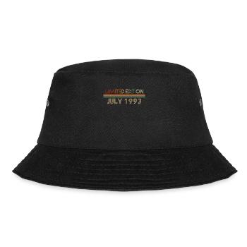 29. Geburtstag Juli Jahrgang 1993 Geschenkidee - Bucket Hat - Schwarz - Vorne - Lela (165cm)