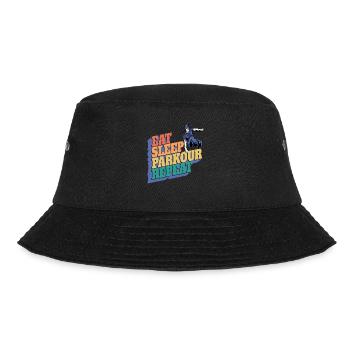 Parkour Eat Sleep Parkour Repeat - Bucket Hat - black - Front - Lela (165cm)