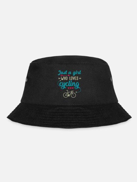 girl who loves cycling Cadeau femme et vélo - Bob - noir