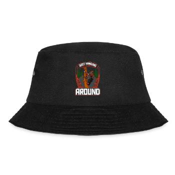 Woodworking Just Hanging Around Chainsaw - Bucket Hat - Schwarz - Vorne - Lela (165cm)