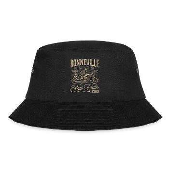 Bonneville Salt Flats Motorcycle Racing Vintage - Bucket Hat - black - Front - Lela (165cm)
