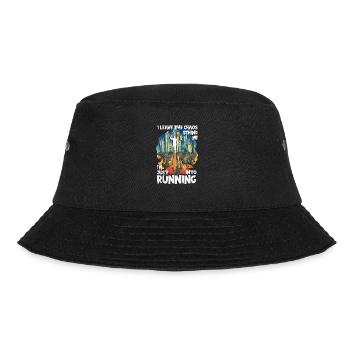 Chaos Marathon, Trailrunning - Bucket Hat - Schwarz - Vorne - Lela (165cm)