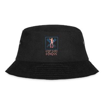 Grunge Jump Shoes Fitness - Bucket Hat - Schwarz - Vorne - Lela (165cm)