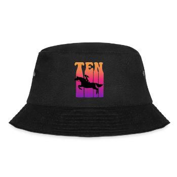 Girl riding, I am 10 years old, children 10. - Bucket Hat - black - Front - Lela (165cm)