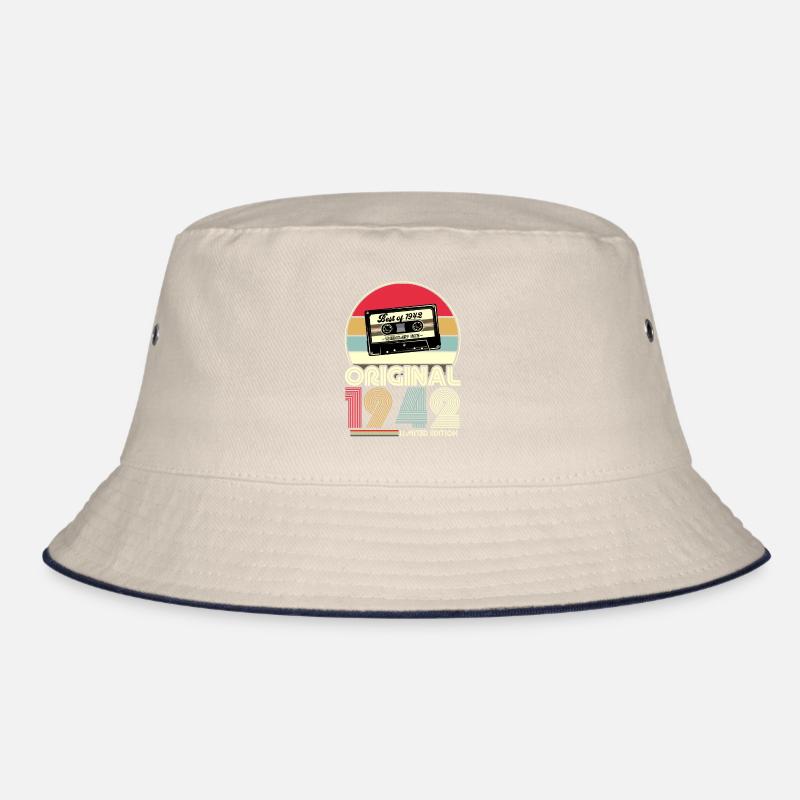 1942 Vintage 80 Birthday Retro Bucket Hat