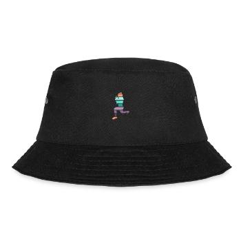 Retro HIIT - Bucket Hat - Schwarz - Vorne - Lela (165cm)
