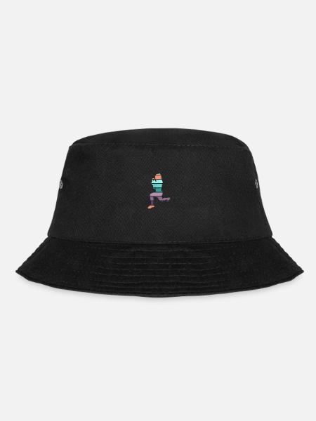 Retro HIIT - Bucket Hat - Schwarz