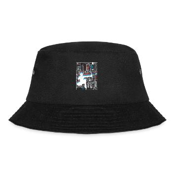 Vaporwave Synthwave Skyline Arrowtag - Bob - noir - Devant - Lela (165cm)
