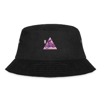 Vaporwave Downhill - Bucket Hat - black - Front - Lela (165cm)