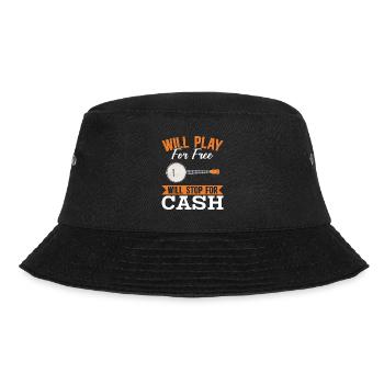 Bad Banjo Player Humor Folk Country Music - Bucket Hat - black - Front - Lela (165cm)