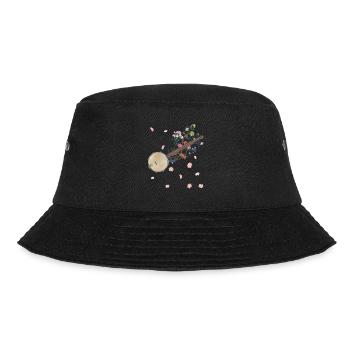 Banjo Flowers Country Music Flowery - Bucket Hat - black - Front - Lela (165cm)
