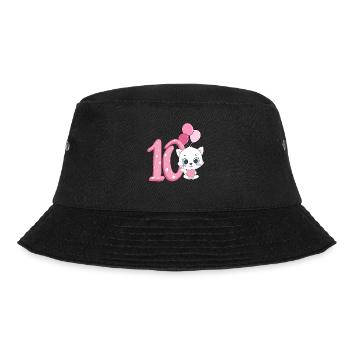 Chaton 10e anniversaire | Chemise d’anniversaire chat - Bob - noir - Devant - Lela (165cm)