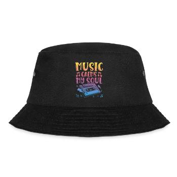 Music calms my soul Musical - Bucket Hat - black - Front - Lela (165cm)