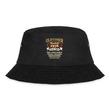 47 years oldtimer model 1976 47th birthday - Bucket Hat - black - Front - Lela (165cm)