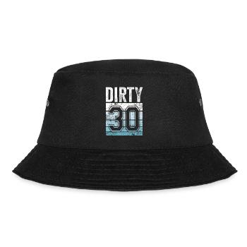 30th birthday 30 years old Sporty 30 - Bucket Hat - black - Front - Lela (165cm)