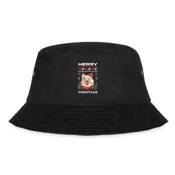 Shetland Sheepdog Frohe Weihnachten - Bucket Hat - Schwarz - Vorne - Lela (165cm)