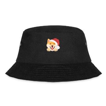 Shiba Inu Joyeux Noël - Bob - noir - Devant - Lela (165cm)
