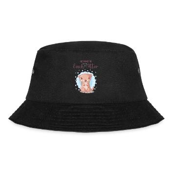 Sei Nett Zu Jedem Otter - Bucket Hat - Schwarz - Vorne - Lela (165cm)