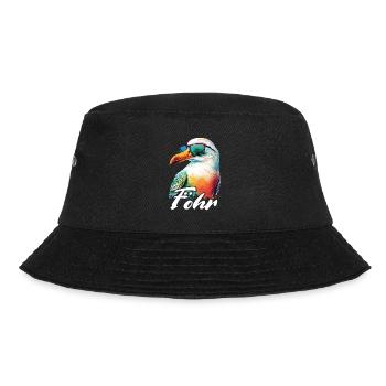 Föhr Holiday mouette colorée fraîche avec des lunettes de soleil - Bob - noir - Devant - Lela (165cm)